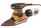 AEG FDS 140 Levigatrice a Delta, Potenza di 260 W, 3 fogli Abrasivi (Grana 60, 80, 120) e un...