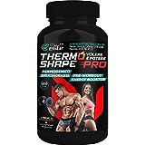 Thermo Shape Pro 120 compresse Potente Brucia Grassi Pre Workout Energizzante Drenante, Ultra Forte...