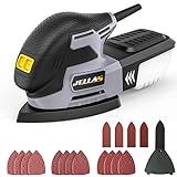 Jellas Levigatrice 13000 RPM, Levigatrice Mouse Multifunzioni 220W con Scatola Raccolta di Polvere,...