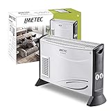 Imetec Eco Rapid, Stufa Elettrica 2000 W, Tecnologia a Basso Consumo Energetico, Termoconvettore 4...