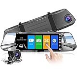 【2023 Nuova Versione】CHORTAU Telecamera per Auto da 7 pollici Touchscreen Full HD 1080P,...