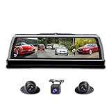 SZKJ K600 cruscotto panoramico a 360 gradi auto 4G dvr dash cam 4CH Videocamere registratore 10...