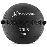 ProsourceFit Soft Medicine, Palla Medica Unisex-Adult, Nero, 20 Lb