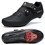 Scarpe da Ciclismo da Uomo Scarpe da Bici da Strada Compatibile con SPD e Delta Blocco Pedale Scarpe...