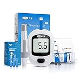 Misuratore Glicemia, Glucometro,Kit Misuratore di Zucchero nel Sangue con 100 strisce glicemia e 100...