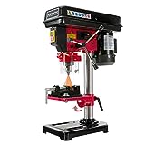 Arebos Trapano a colonna da banco 500 W | Posizione laser | 2.500 Rivoluzioni al minuto |...