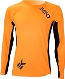 EKEKO SPORT Maglia Manica Lunga Race, per Il Running e Lo Sport in Generale. Colore Arancione....