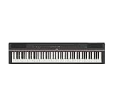Yamaha Digital Piano P-121B Pianoforte Digitale Compatto, con 73 tasti Dinamici e Sensibili al...
