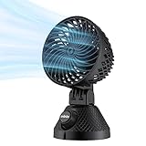 UNBON Ventilatore da Tavolo USB Oscillante, Ventilatore USB Potente con Velocità Continua, Piccolo...