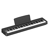 Yamaha P-145 Digital Piano - Pianoforte Digitale leggero e portatile, con Tastiera Graded Hammer...