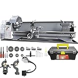 VEVOR Tornio da Banco per Metallo Motore 750W in Ghisa HT200 Velocità tra 50-2500 giri/min...