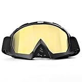 BIBIRE Occhiali Moto,Occhiali da Motocross per Gli Sport all'Aria Aperta,OTG Maschere Snowboard...