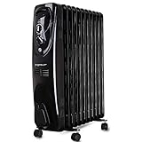 Aigostar Tummie 33JIE - Radiatore ad olio a 11 elementi, 2300W e controllo termostato con 3...