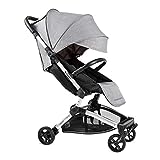 X-lander X-Fly Passeggino Ultraleggero Passeggino fino a 22 kg con barra di sicurezza (Azure Grey)