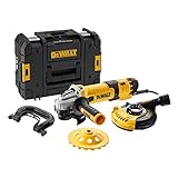 DEWALT DWE4257KT-QS SMERIGLIATRICE ANGOLARE Elettronica 125MM 1500W-NO-VOLT, 2 W, 240 V
