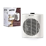 Imetec Compact Air, Termoventilatore piccolo e potente, Stufetta Elettrica, 2000 W, maniglia...