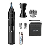 Philips Nose Trimmer Serie 5000 Rifinitore per Peli di Naso, Orecchie e Sopracciglia (modello...