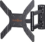 Perlegear Supporto da Parete per TV da 26 a 60 Pollici, Staffa TV con Braccio Girevole ed...