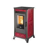 Stufa a pellet ventilata Ravelli 8.0 kW RV 80 ceramica Air