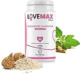 LOVEMAX Integratore sessuale donna per il desiderio femminile - Ashwagandha KSM-66, Maca, Damiana -...