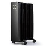 Klarstein Stufa Elettrica Basso Consumo, Termosifone Elettrico Silenzioso 2500W, Radiatore ad Olio...