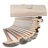 Pennelli per il trucco TTRWIN Set di professionale da 18 pezzi (oro rosa) per il trucco degli occhi...