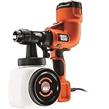 BLACK+DECKER HVLP200-QS Pistola a Spruzzo per Interni ed Esterni Compact con Accessori, 400 W, 230...
