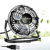 VGUARD Mini Ventilatore USB, 4 Pollici Portatile 360° Girevole Ventilatore da Tavolo Silenzioso...