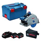 Bosch Professional BITURBO Sega a imm. a batteria GKT 18V-52 GC (2 batterie ProCORE18V 5.5Ah,...