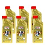 Castrol 15BF68 Edge 5w30 m, Olio motore auto, benzina diesel, 6 litri