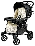 Peg Pérego IPUN130062BU13CR13 - Passeggino Uno, fantasia: bolle, colore: Nero
