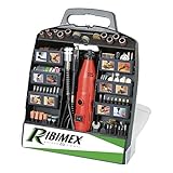 RIBIMEX PROMKIT301 Kit mini trapano in valigetta, 300 Pezzi, per modellismo