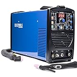 IPOTOOLS TC200ACDC Saldatrice TIG - Saldatrice TIG con IGBT 200A 230V, Saldatrice a elettrodo MMA 4...