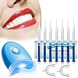 Kit Sbiancamento Denti, 10*3ML Gel Sbiancante Denti Led Professionale, Rimuove Denti Macchie e...