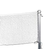 Wip Sport - Rete da Tennis Regolamentare (12.80×1.07 mt), Maglia Quadrata in Polietilene HD, 2.5 mm...