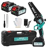 Mini Motosega a Batteria per Potatura, 6 Pollici motosega elettrica con Motori Brushless e con 2...