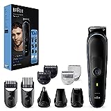 Braun Regolabarba Tagliacapelli Uomo, Rasoio Elettrico Barba e Capelli, 10-In-1 Styling Kit Per...