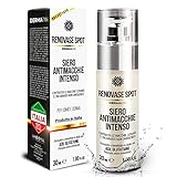 Siero Antimacchia Viso Donna e Uomo | Renovase SPOT Crema Antimacchia Viso Anti Pigment-Fonte...