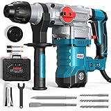 ENEACRO Martello Perforatore, 1500W Martello Demolitore 6J, SDS Plus Mandrino, 4 Funzioni, 6...