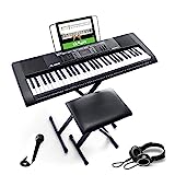 Alesis Melody 61 - Pianola Tastiera per Principianti con Diffusori, Supporto, Sgabello, Cuffie,...