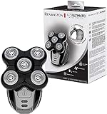 Remington XR1501 RX5 Ultimate Rasoio Testa calva, Testine rotanti, 100% resistente all'acqua,...