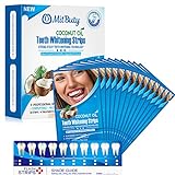 Mitbuty Sbiancante Denti Strisce Con Olio Di Cocco Natura, 42 Striscette Strisce Sbiancanti Denti...