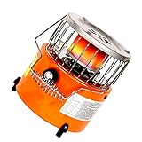 Stufa da campeggio portatile riscaldatore esterno 2 in 1 stufa a propano a gas da trekking per la...