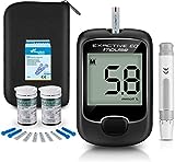 Diabetes test kit glucosio nel sangue kit di monitoraggio della glicemia con 50 strisce reattive e...