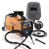 XPOtool Saldatrice inverter MIG100 a filo animato senza gas con alimentatore, filo animato e IGBT