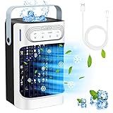 YeXhot Condizionatore Portatile, Raffrescatore D'aria Con Serbatoio Dell'acqua Da 900 Ml, Timer...