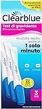 Test di Gravidanza Clearblue Rilevazione Rapida Maxiformato, Risultato Rapido, anche in 1 minuto*, 3...