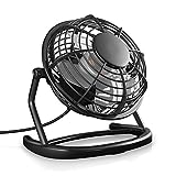 CSL - Ventilatore USB - Inclinabile - Interruttore ON off - Piedini in Gomma Antiscivolo - Cavo USB...