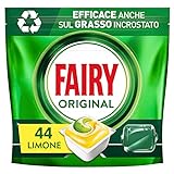 Fairy Detersivo Pastiglie Lavastoviglie Brillantante, 44 Capsule, Original Limone, Azione Pulente...