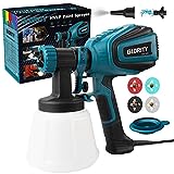 GLORITY HVLP 700 W Pistola a Spruzzo, Per Vernici & Pareti & Interni ed Esterni, 1000 ML/MIN,...